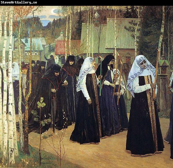 Mikhail Nesterov Taking the Veil